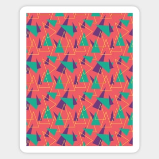 Triangle Seamless Pattern 015#001 Sticker